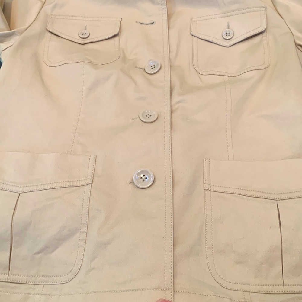 Willi Smith Khaki Safari Jacket NWT - Picture 8 of 9